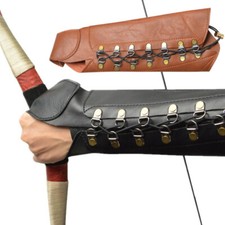 Armschutz Leder Handschutz Einstellbar Langbogen Traditionelles Bogenschießen