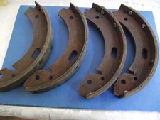 Bremsbacken,orig.DDR,4 Stck.,Oldtimerteil,Garagenfund,Flugrost