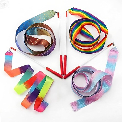 Gymnastikband mit stab - mit, stab,4