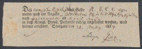 407866 preußen postschein - 407866),