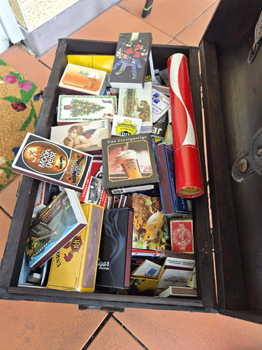 Sammlung streichholzschachteln - sammlung,