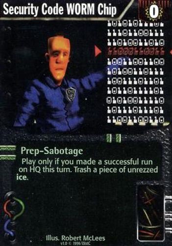 Security code worm chip - security,