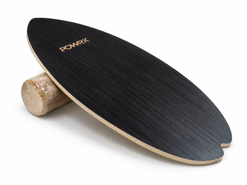 Balance board holz mit - holz, rolle