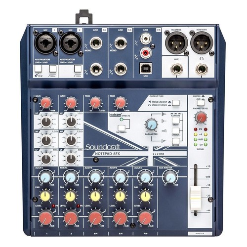 Soundcraft notepad 8fx - soundcraft,