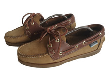 Herren Schuhe Bootsschuhe SEBAGO DOCKSIDES Gr 40 UK 6,5 W US 7 hell braun Leder