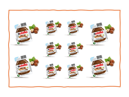 Nutella portionspackungen x - 10,