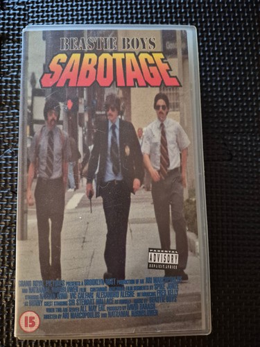 Beastie boys sabotage vhs - sabotage,