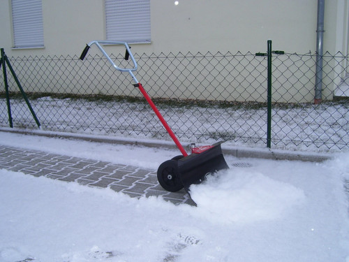 Schneeschaufel fahrbarer - schneeschaufel,