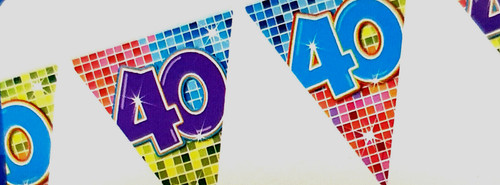 Wimpelkette geburtstag - 40,