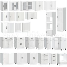 Lucca Line - Weiß Küchenschrank Küchenzeile Unterschrank Einbauküche Schrank