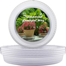 Klarer Blumentopf Untersetzer