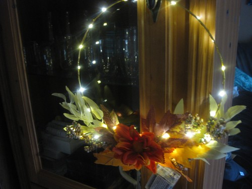 Led metallring sonnenblumen - led,