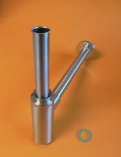 Design-Sifon Tassensifon Waschtisch Edelstahl, matt poliert  # 9315928