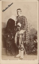 DOVER/FOLKESTONE MILITARY CDV 78th Highlanders Uniform Kilt Sporran Sword #D4525