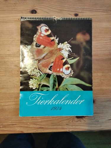 Tierkalender 1974 veb - 1974, /