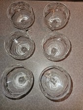 6 x Sektschalen Bleikristall