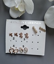 Ohrstecker Damen, Ohrringe, Modeschmuck Ohrstecker, Rosegold, NEU, Unbenutzt 