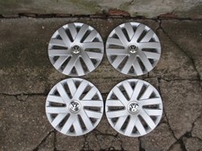 Original Volkswagen Polo 6R Radkappen Satz 4-Stück 15 Zoll.6R0601147C.