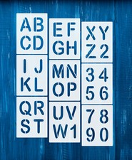 Druck Buchstaben und Zahlen