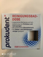 Prokudent Dentalbox Gebissdose Zahnspangendose mit Siebeinsatz WEISS