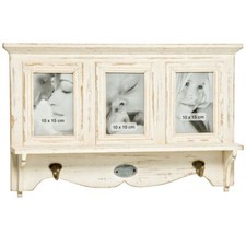 Garderobe Amelie 55cm Bilderrahmen Bildergalerie Wandregal Wandgarderobe Shabby