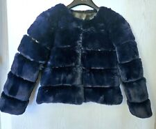 Sehr schöne Fellimitat Bolero Jacke aus Italien, Größe S