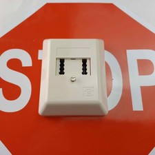 2fach FF Analog Dose Aufputz AP TAE Telekommu.Anschl.-Einheit FF Eumex 800