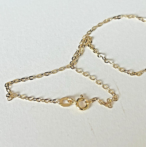 Feine ankerkette gelbgold - feine,