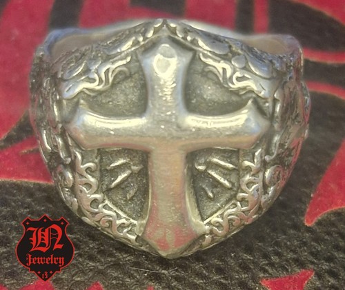 Ring silber 925 29g kreuz - ring,