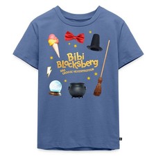 Bibi Blocksberg Film Mit Hexenzubehör Und Logo Kinder Premium Bio T-Shirt