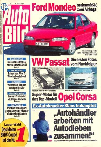 Auto bild 1993 - auto, 01/1993