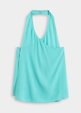 Neu Neckholder-Blusentop aus