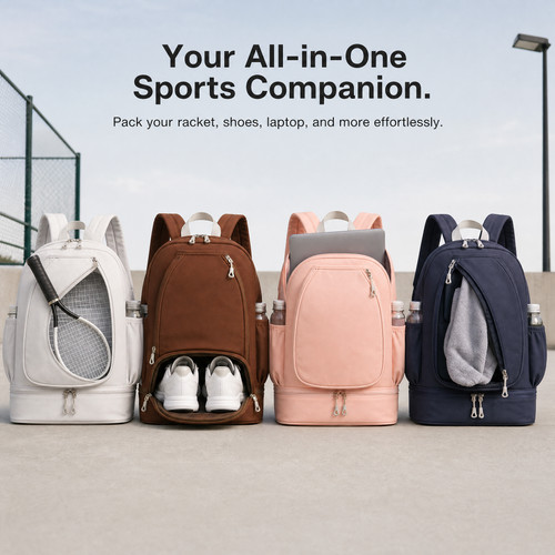Badminton tennis rucksack - rucksack, mit