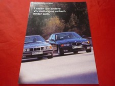 BMW Turbodiesel 3er E36 325td 5er E34 525td 525tds Prospekt Brochure 1993