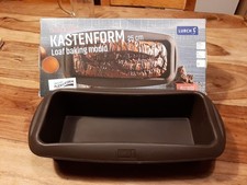 ✿ LURCH FLEXIFORM 85000 • PLATIN-SILIKON BROTFORM KASTEN • 25 x 9 cm • BRAUN ✿