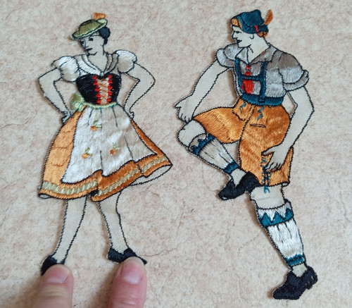 Alte stickerei stickbild - alte,