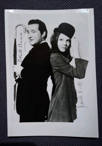 Autogrammkarte diana rigg - autogrammkarte, und