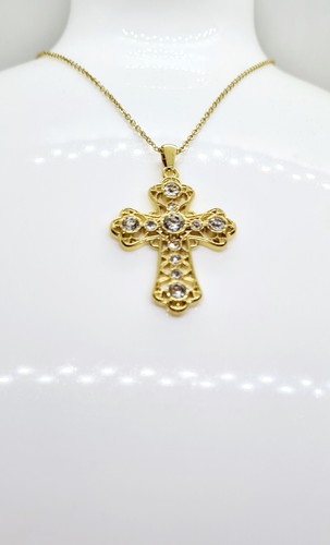 Edelstahlkette mit kreuz - edelstahlkette,