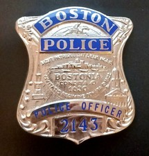 S/G27 Historisches US-Polizeiabzeichen- BOSTON  POLICE