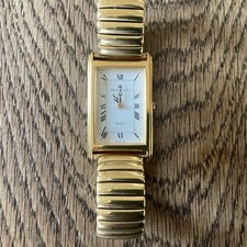 Maurice Lacroix Damenuhr Modell 47404 Gold- plated Flexarmband 