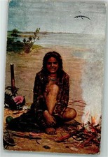 10712199 - sign. A. Kozakiewicz Zigeunerin Lagerfeuer 1917