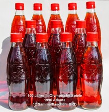 12 Coca Cola Flaschen 1996