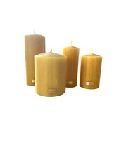 4er Set 100% reine Bienenwachs Kerzen/verschiedene Größen Imker aus Deutschland