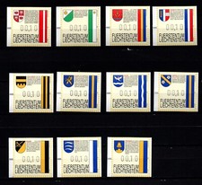 Automatenmarken Liechtenstein postfr.  s. Scan