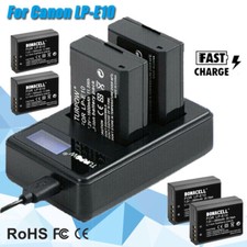 2/4x 2800mAh LP-E10 Akku für