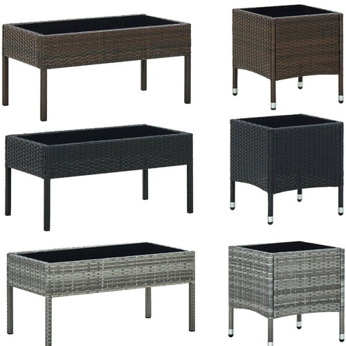 Gartentisch poly rattan - gartentisch,
