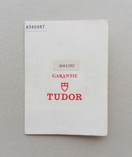 TUDOR Rolex Garantie Garantie Garantie Paper Booklet Prince 84100