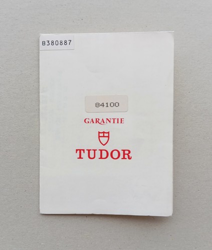 Tudor rolex garantie - tudor,