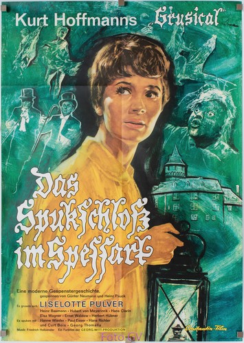Kino plakat das - spukschloss, im