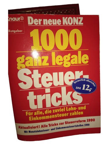 Konz steuertricks fachbuch - konz,